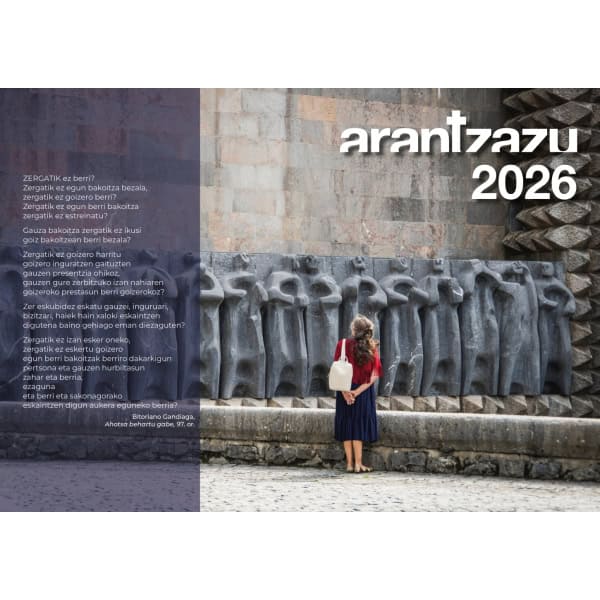 2026ko Arantzazuko horma-egutegia